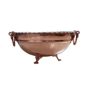 میوه خوری مسی مدل پایه دار کد 01