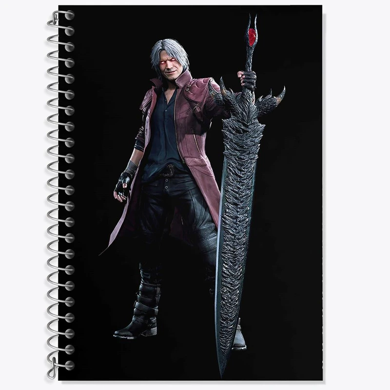 دفتر لغت 50 برگ خندالو مدل بازی دویل می کرای Devil May Cry کد 30232