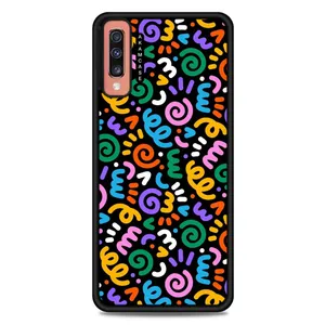 AKAM AMC-WSGA70-DOODLE13 Cover For Samsung Galaxy A70