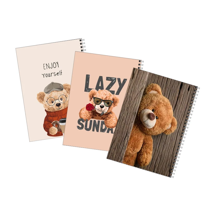 دفتر مشق 50 برگ بامبیلیپ طرح خرس تدی کد 73 مجموعه 3 عددی