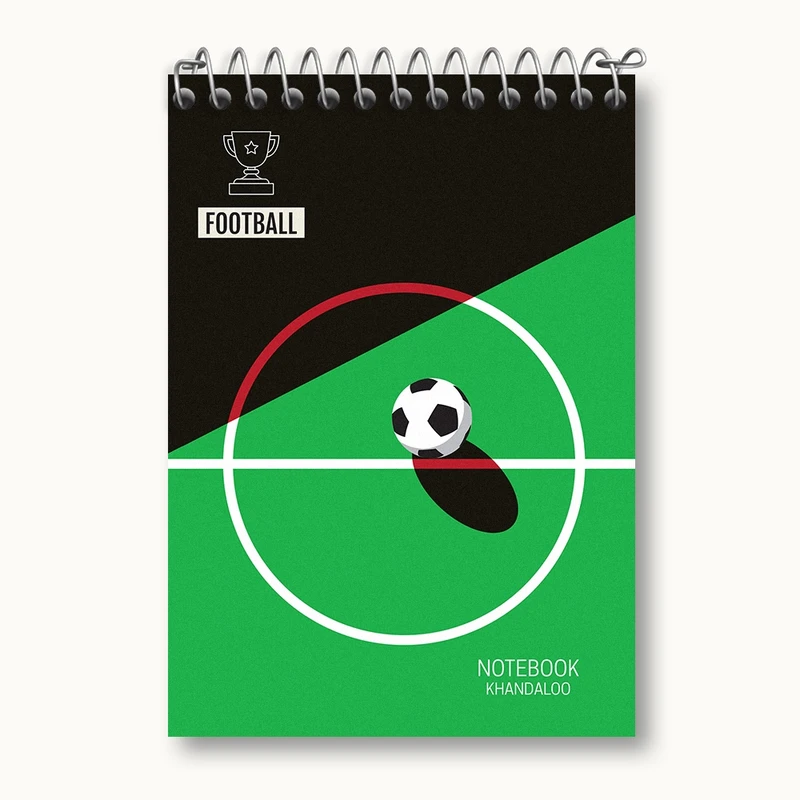 دفتر یادداشت 50 برگ خندالو مدل فوتبال کد N785