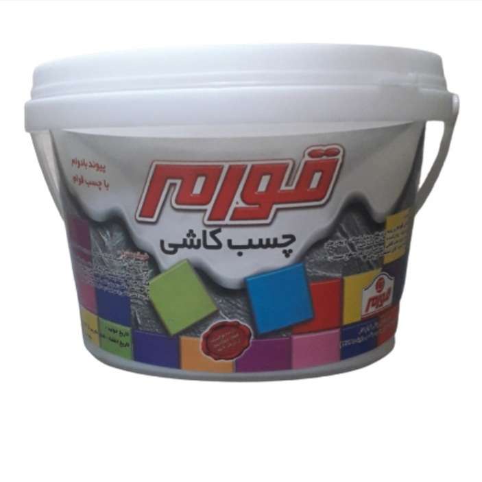 چسب کاشی قوام مدل D-1 حجم 4000 میلی لیتر