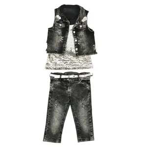 ست 3 تکه لباس دخترانه مدل miniera 6059