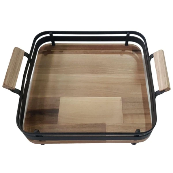 سینی مدل دو خط صاف کد DH2222