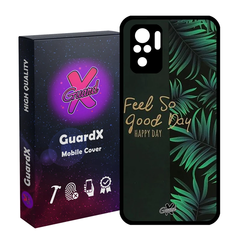 کاور گارد ایکس طرح حس خوب مدل Glass10393 مناسب برای گوشی موبایل شیائومی Redmi Note 10 4G / Redmi Note 10S