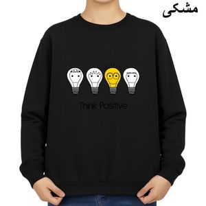 سویشرت زنانه مدل فکر مثبت