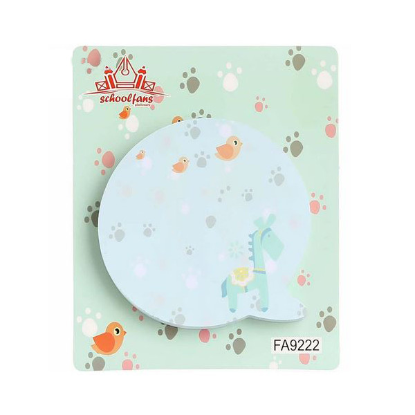کاغذ یادداشت چسب دار اسکول فنس طرح حباب گفتوگو کد FA9222