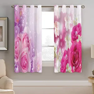 پرده نیروانا طرح گل مدل هازان کد 8058   سایز 140×200 سانتی متر