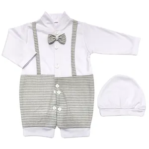 ست کلاه و سرهمی نوزاد کد M174