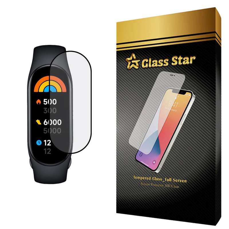 محافظ صفحه نمایش گلس استار مدل PMMA مناسب برای ساعت هوشمند شیائومی Mi Band 7
