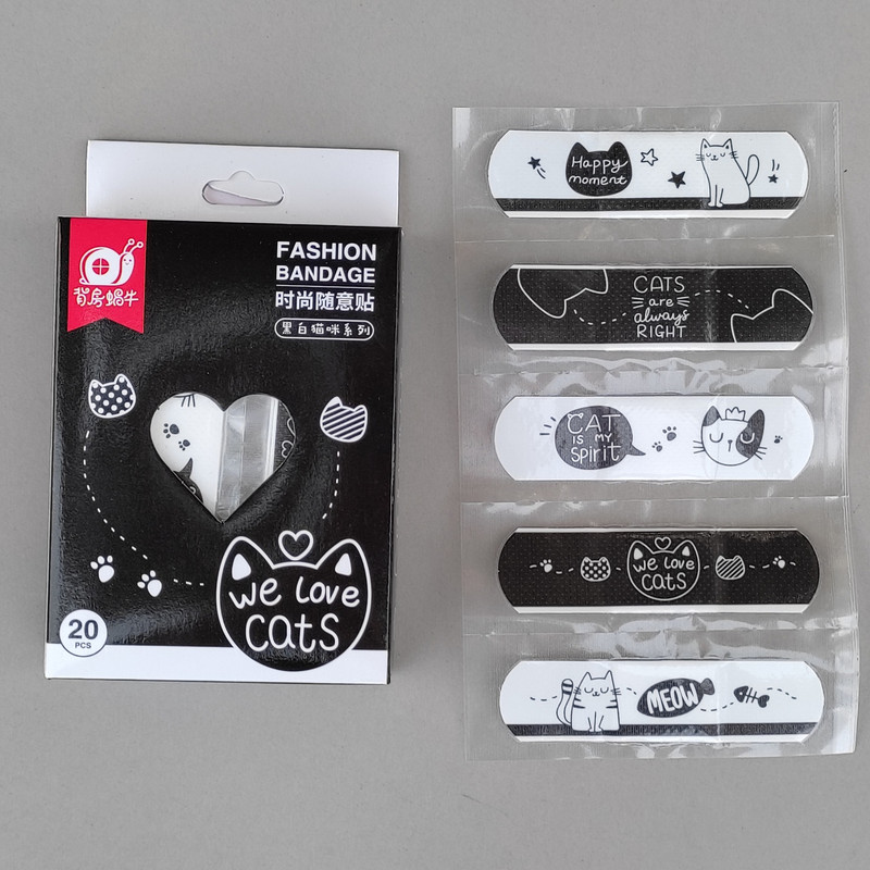 چسب زخم مدل گربه بسته 20 عددی