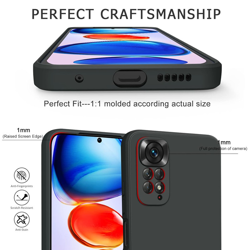 کاور لوکسار مدل note11 -silicone10 مناسب برای گوشی موبایل شیائومی Redmi Note 11 4G / Note 11S 4G