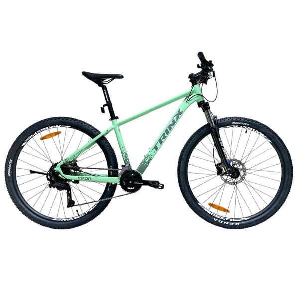 دوچرخه کوهستان ترینکس مدل M700 PRO هیدرولیکی 18 دنده دوشاخ سرسنتور سایز طوقه 29 اینچ