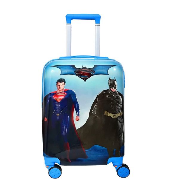 چمدان کودک مدل بتمن و سوپرمن کد 4