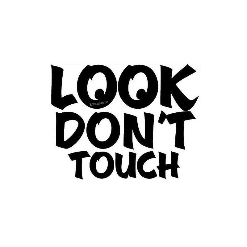 برچسب بدنه خودرو لندمون طرح هشدار مدل لطفا دست نزنید کد LDT002 M