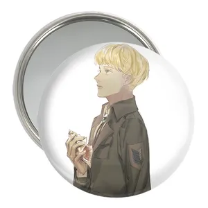 آینه جیبی خندالو مدل ارمین انیمه اتک آن تایتان Attack on Titan  کد 18592
