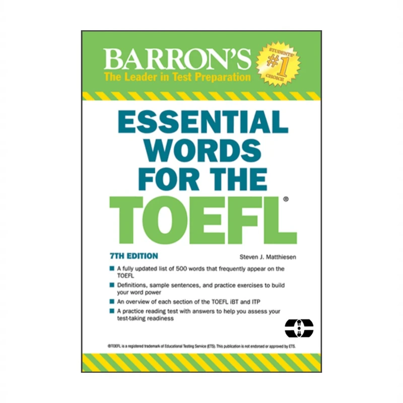 کتاب Essential Words for TOEFL 7th Edition اثر Steven J. Matthiesen انتشارات سپاهان