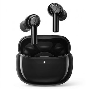 هدفون بلوتوثی انکر مدل Soundcore R100 با دو میکروفون کاهنده نویز، استاندارد ضدآب IPX5، درایور 10 میلی‌متری، بلوتوث 5.0 و 6.5 ساعت شارژدهی، مناسب ورزش