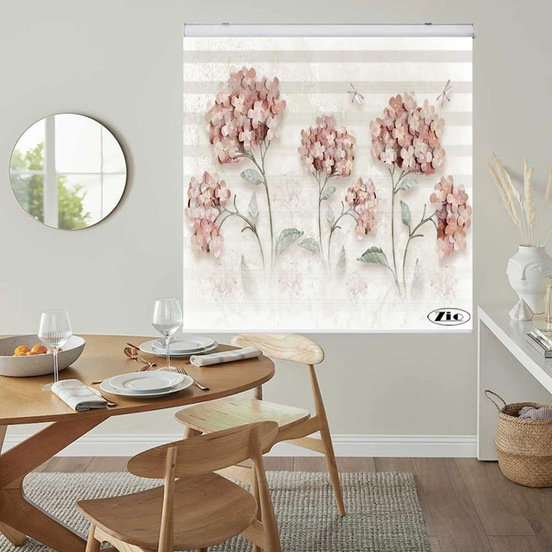 پرده زبرا زیو کد 3D1125 سایز 150x200 سانتی متر