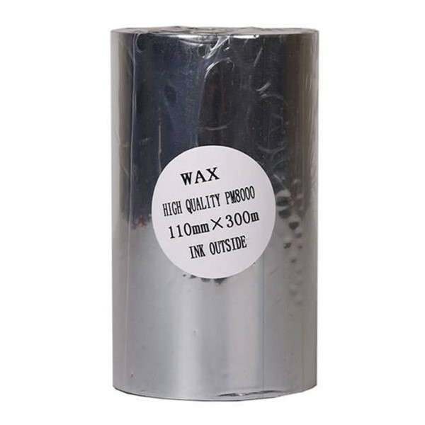 ریبون پرینتر لیبل زن مدل Wax 110mm x 300m