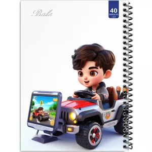 دفتر نقاشی 40 برگ انتشارات بله طرح پسر ماشین سوار کد A4-K640