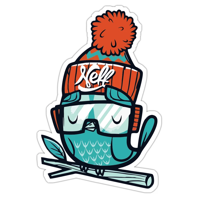 استیکر لپ تاپ طرح پرنده مدل pr13