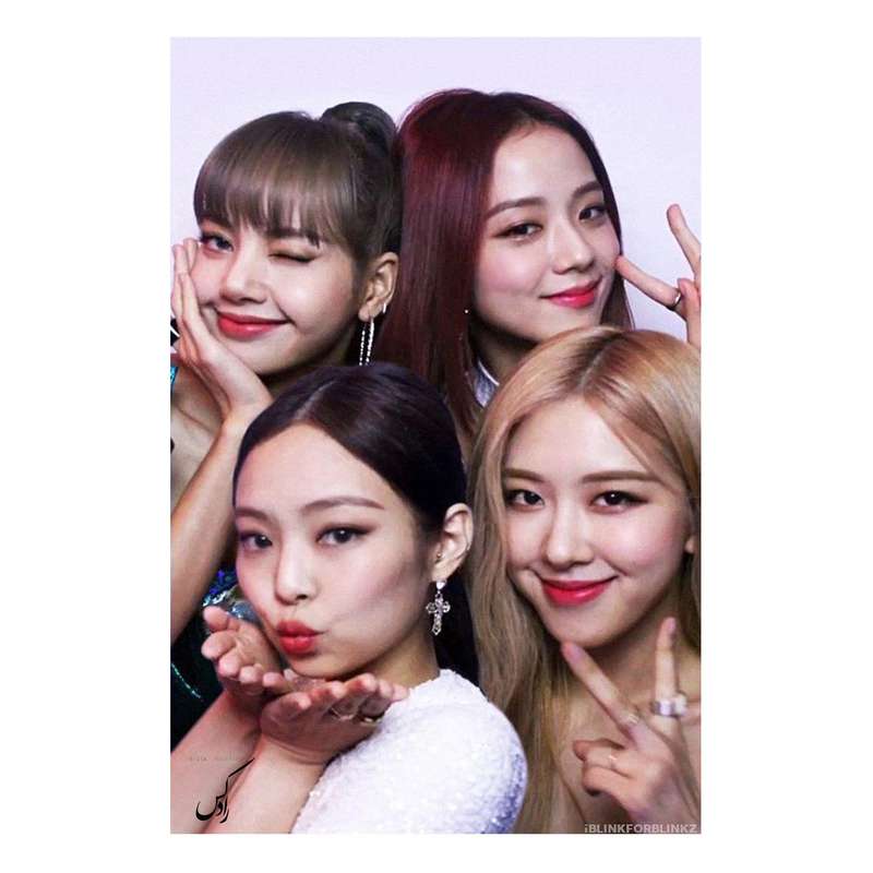 کارت پستال رادکس طرح BLACK PINK بلک پینک مدل NE124