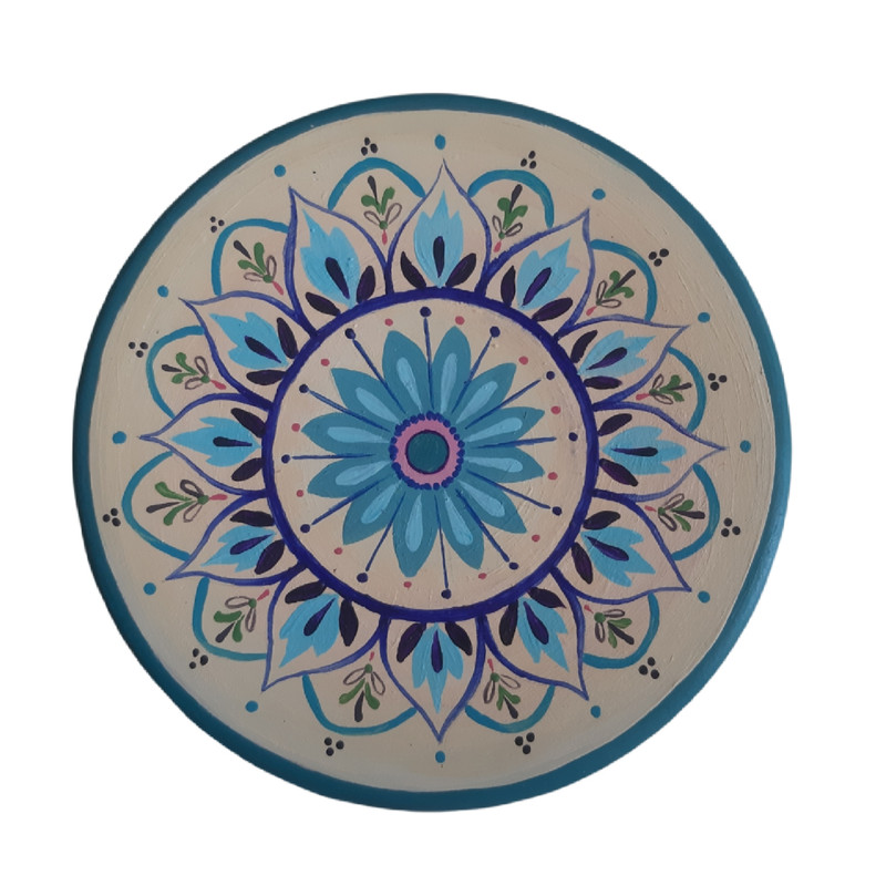 بشقاب دیوارکوب سفالی مدل سنتی کد 014