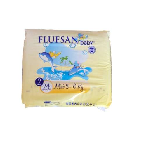 پوشک بچه فلوفسان مدل چسبی سایز 2 بسته 24 عددی 