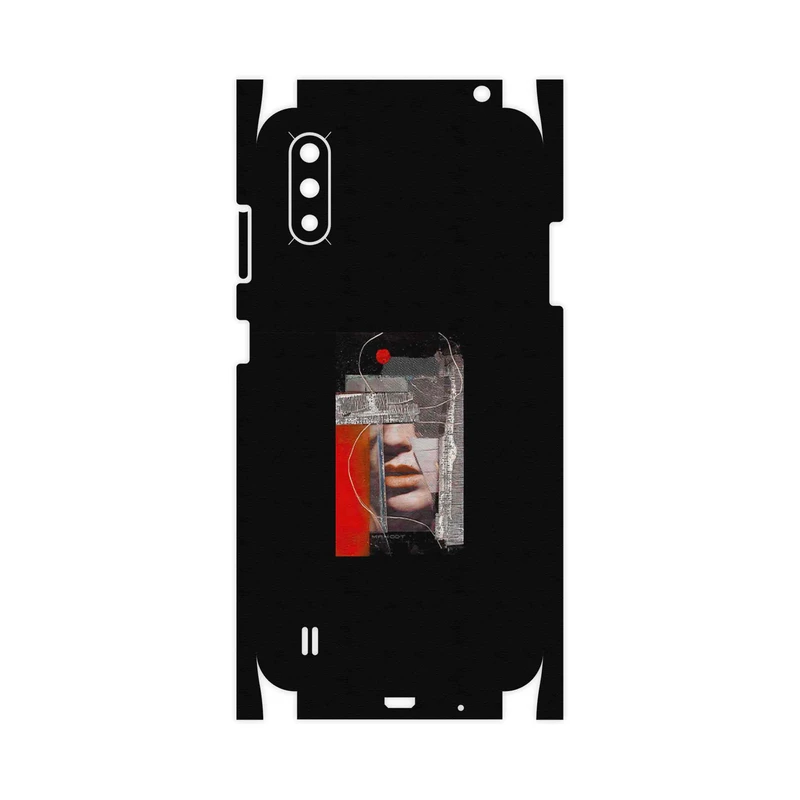 برچسب پوششی ماهوت مدل Collage of Mouth-FullSkin مناسب برای گوشی موبایل سامسونگ Galaxy A01
