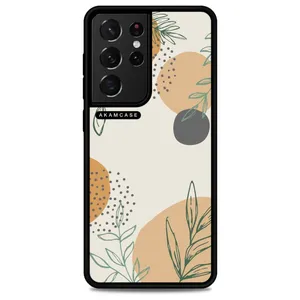 AKAM AMC-WSGS21U-LEAVES-23 Cover For Samsung Galaxy S21 Ultra
