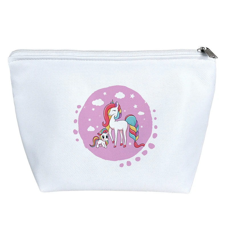 کیف لوازم آرایش دخترانه خندالو مدل اسب تک شاخ کد 2290