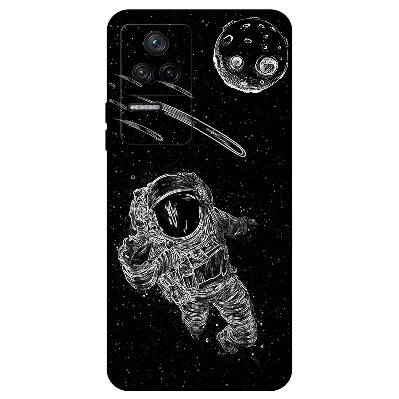 کاور مگافون طرح فضانورد مدل 1368 مناسب برای گوشی موبایل شیائومی Poco F4 5G / Redmi K40S 