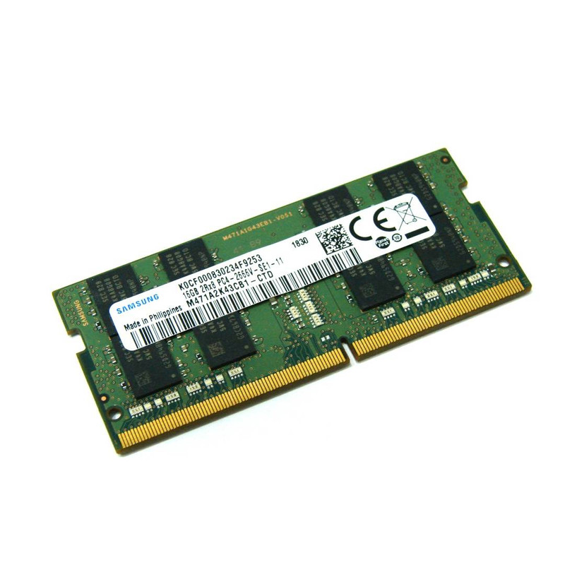 رم لپ تاپ DDR4 دوکاناله 2666 مگاهرتزCL17 سامسونگ مدل M471A2K43CB1 ظرفیت 16 گیگابایت
