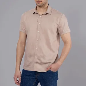 پیراهن آستین کوتاه یقه برگردان مردانه باینت مدل 2261793