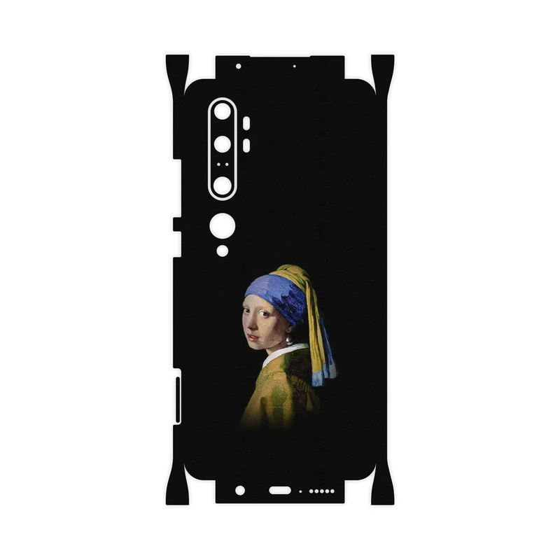 برچسب پوششی ماهوت مدل Girl with a Pearl Earring of Vermeer-FullSkin مناسب برای گوشی موبایل شیائومی Mi Note 10 Pro