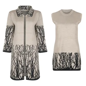 ست مانتو و سارافون زنانه مدل  عطارد