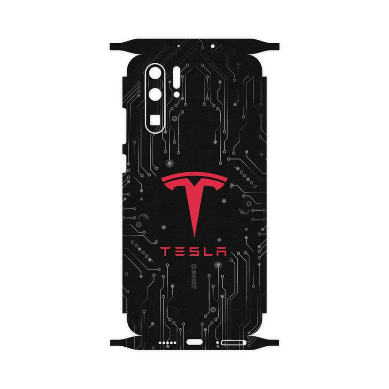 برچسب پوششی ماهوت مدل Full skin-TESLA-Motors مناسب برای گوشی موبایل هوآوی P30 Pro