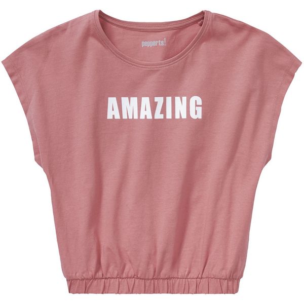تی شرت آستین کوتاه دخترانه پیپرتس مدل amazing