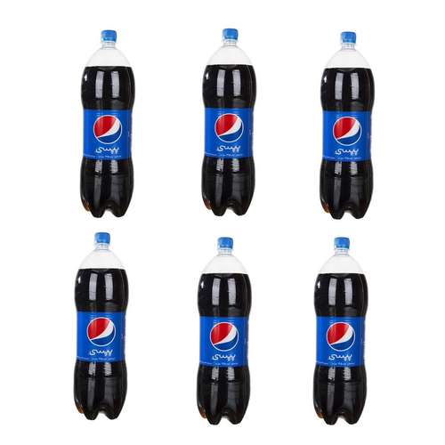 نوشابه کولا پپسی - 2.5 لیتر - بسته 6 عددی