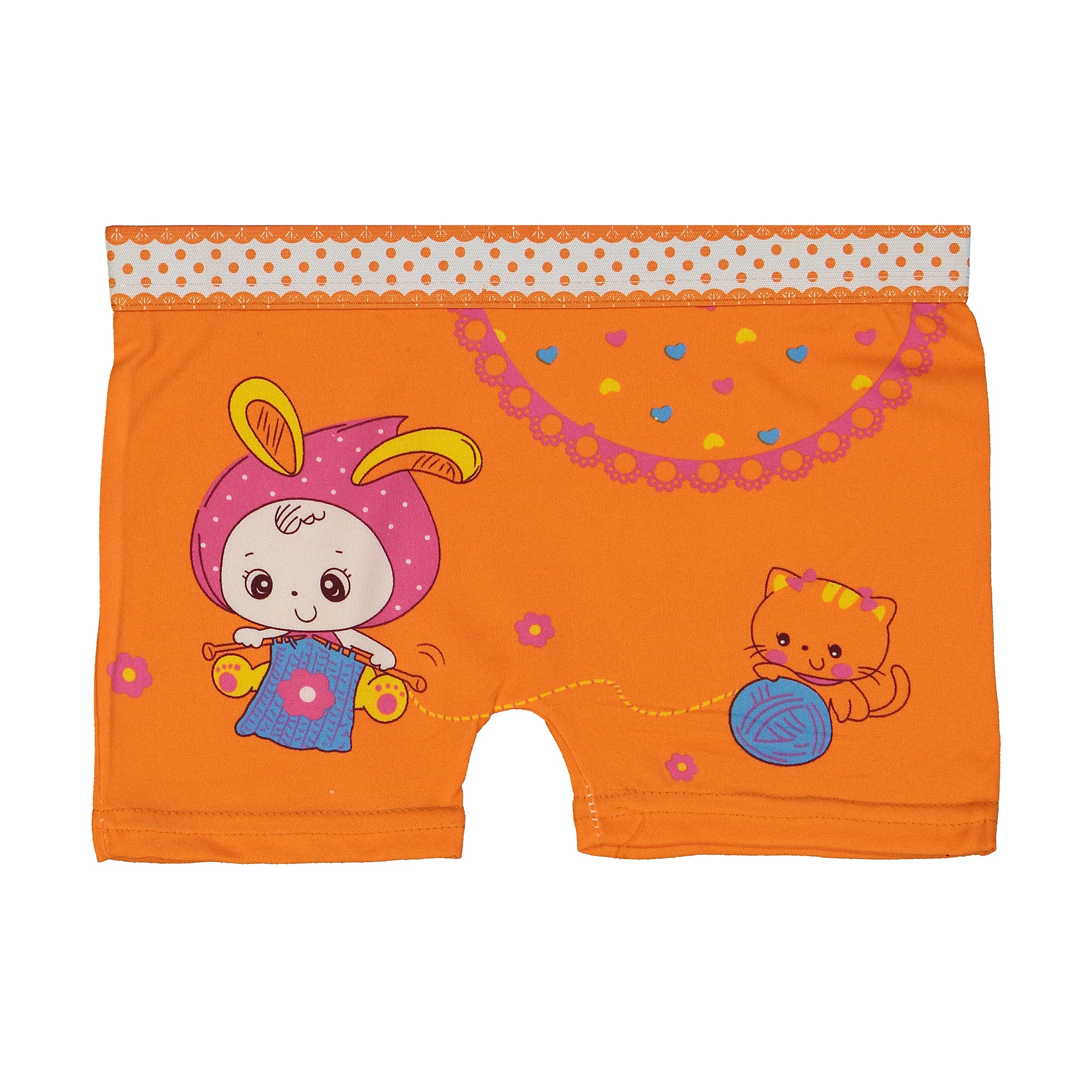 شورت دخترانه طرح توت فرنگی کد 55 NA 