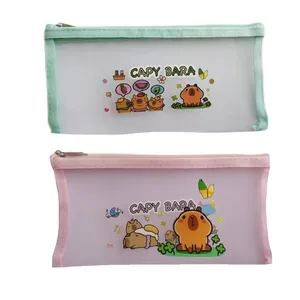 جامدادی مدل شفاف توری طرح کارتونی بسته ۲ عددی