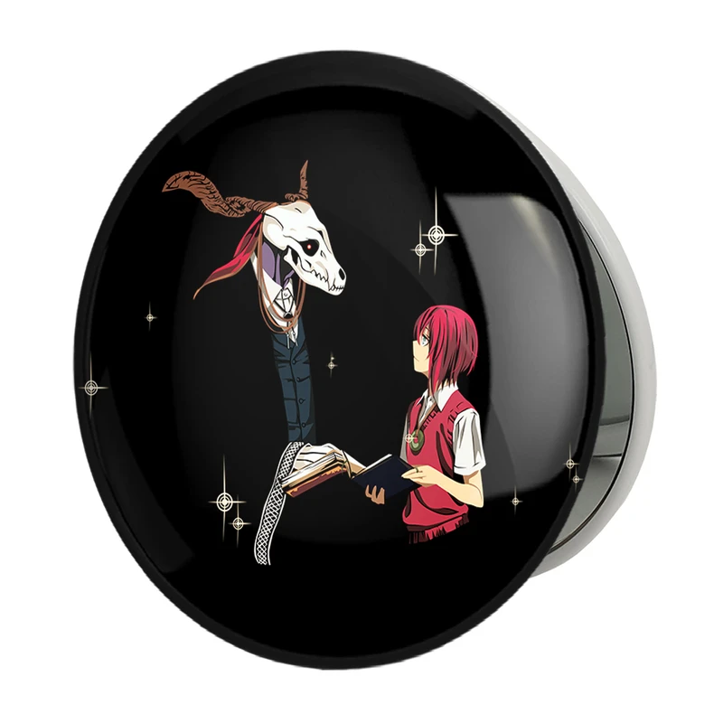 آینه جیبی خندالو طرح الیاس و چیسه انیمه عروس جادوگر باستانی The Ancient Magus Bride مدل تاشو کد 27728 