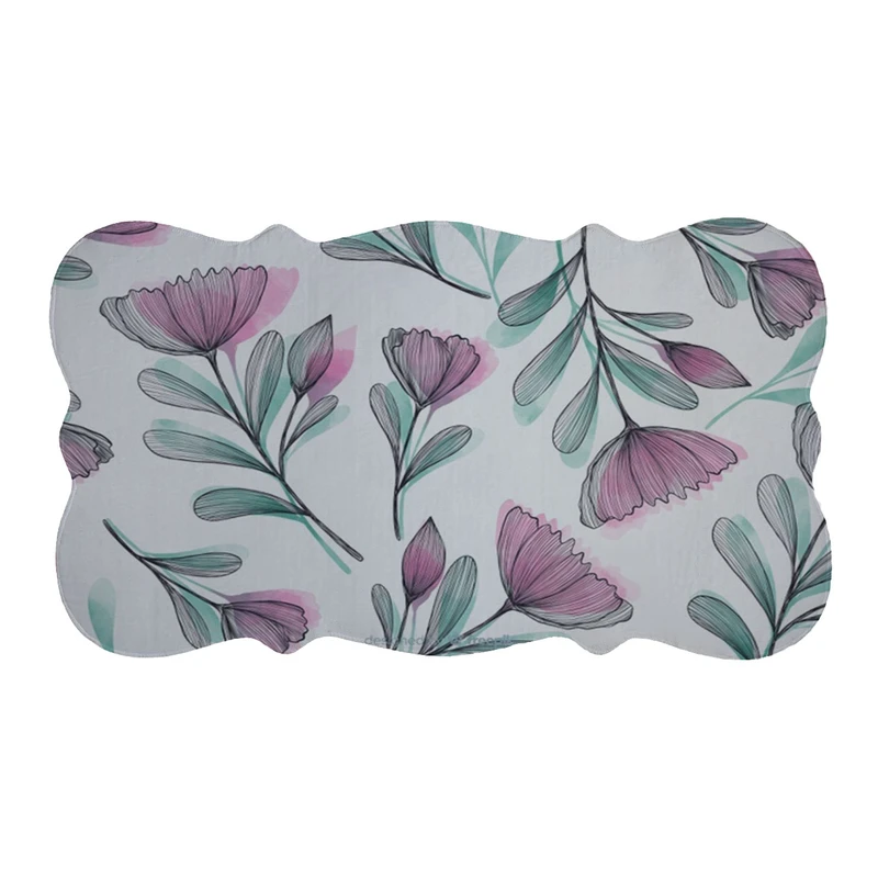 پادری طرح گل کد 8019 سایز 110×60 سانتی متر