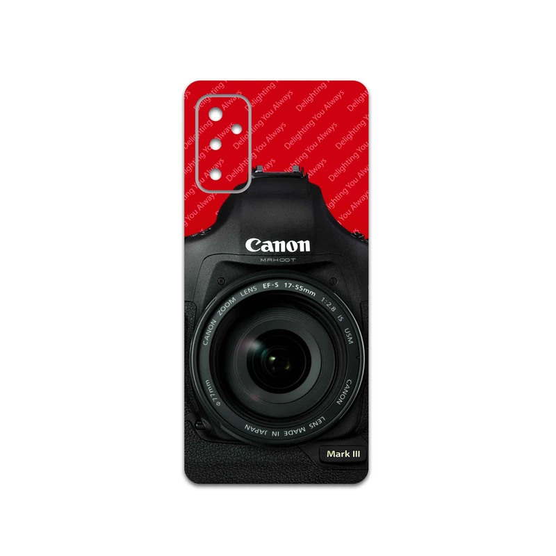 برچسب پوششی ماهوت مدل Canon-Logo مناسب برای گوشی موبایل سامسونگ Galaxy M52 5G
