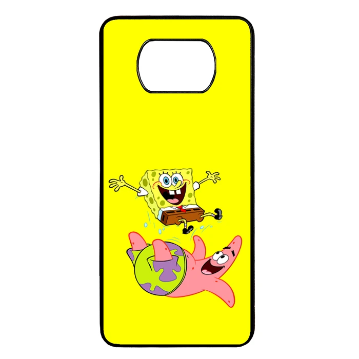 کاور گالری وبفر طرح باب اسفنجی و پاتریک مناسب برای گوشی موبایل شیائومی poco x3 nfc