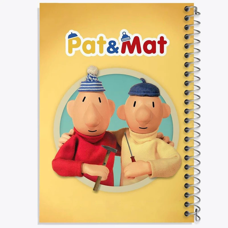 دفتر مشق 50 برگ خندالو مدل پت و مت کد 28055