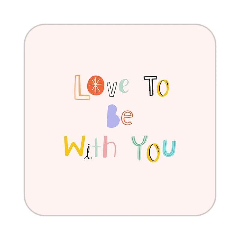 زیر لیوانی کاکتی طرح عاشقانه مدل mp37686