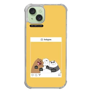 AKAM AMCWTA15PLUS-BARE BEAR5 Cover For Apple iPhone 15 Plus