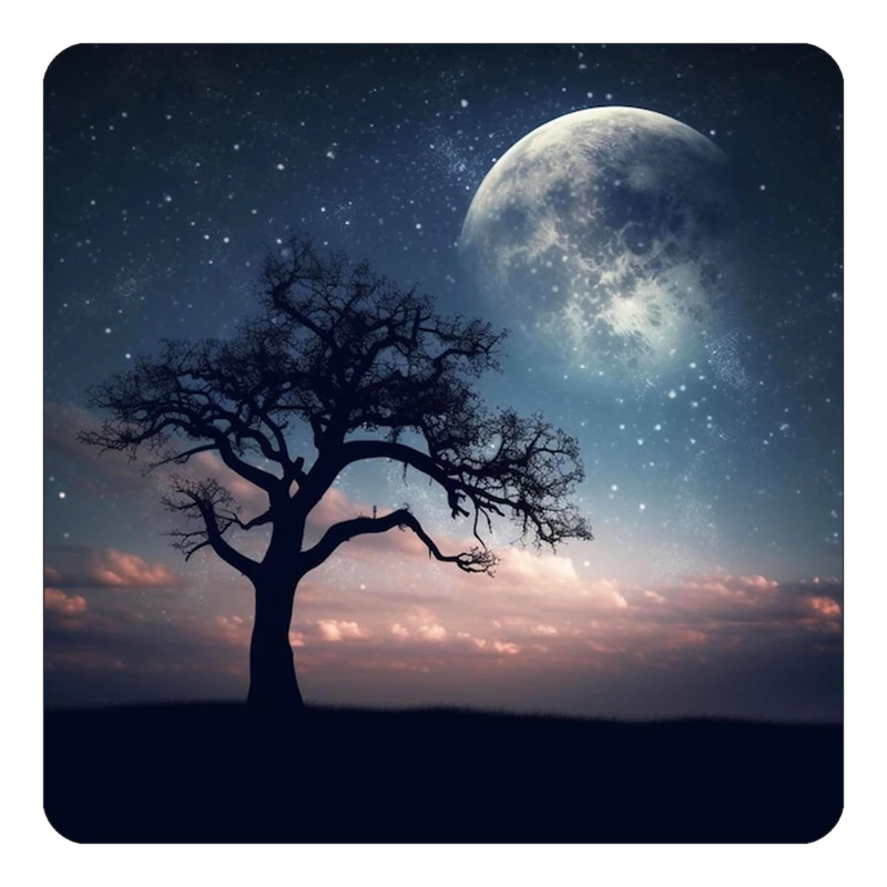 مگنت کاکتی طرح ماه و ستاره مدل mp52288